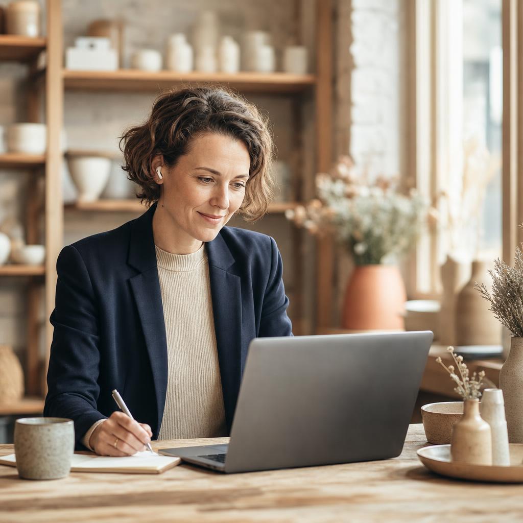Small business owner planning their next campaign